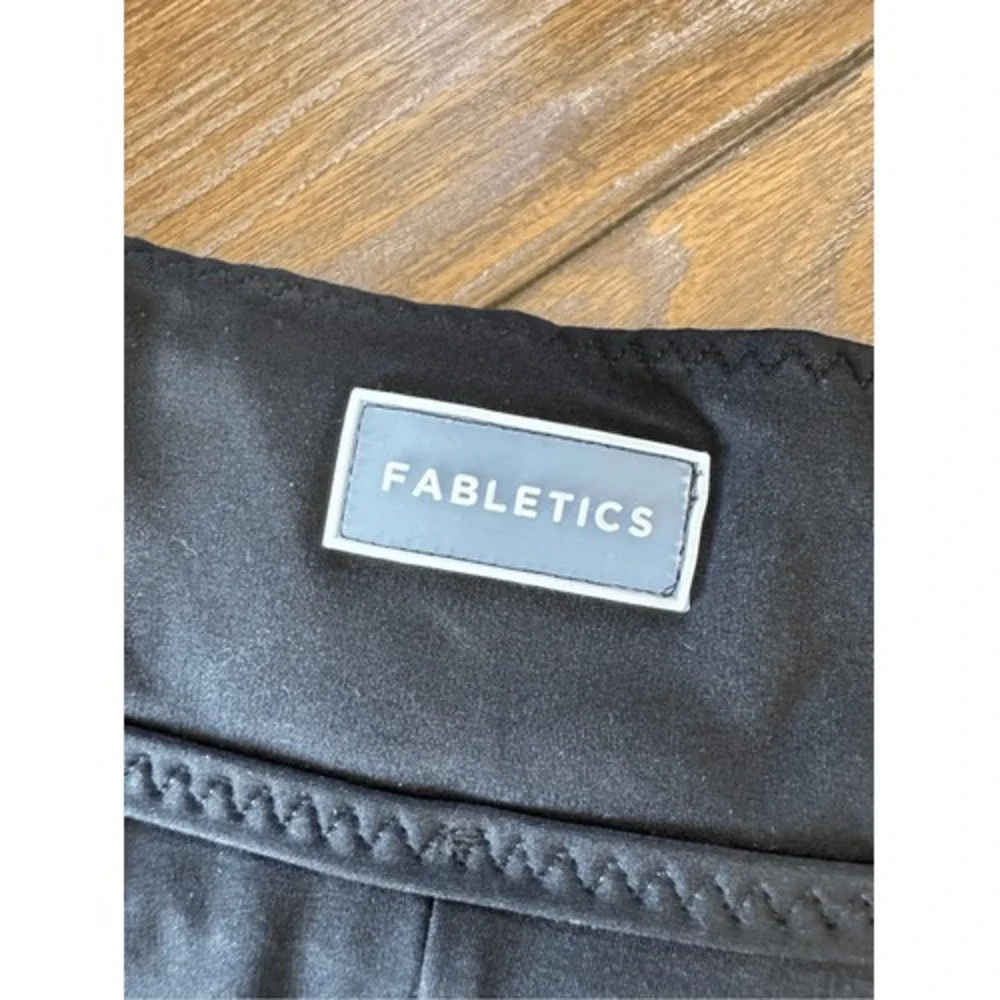 Fabletics Boardwalk High-Waisted Swim‎ Bottom Womens Black Medium (T1)
